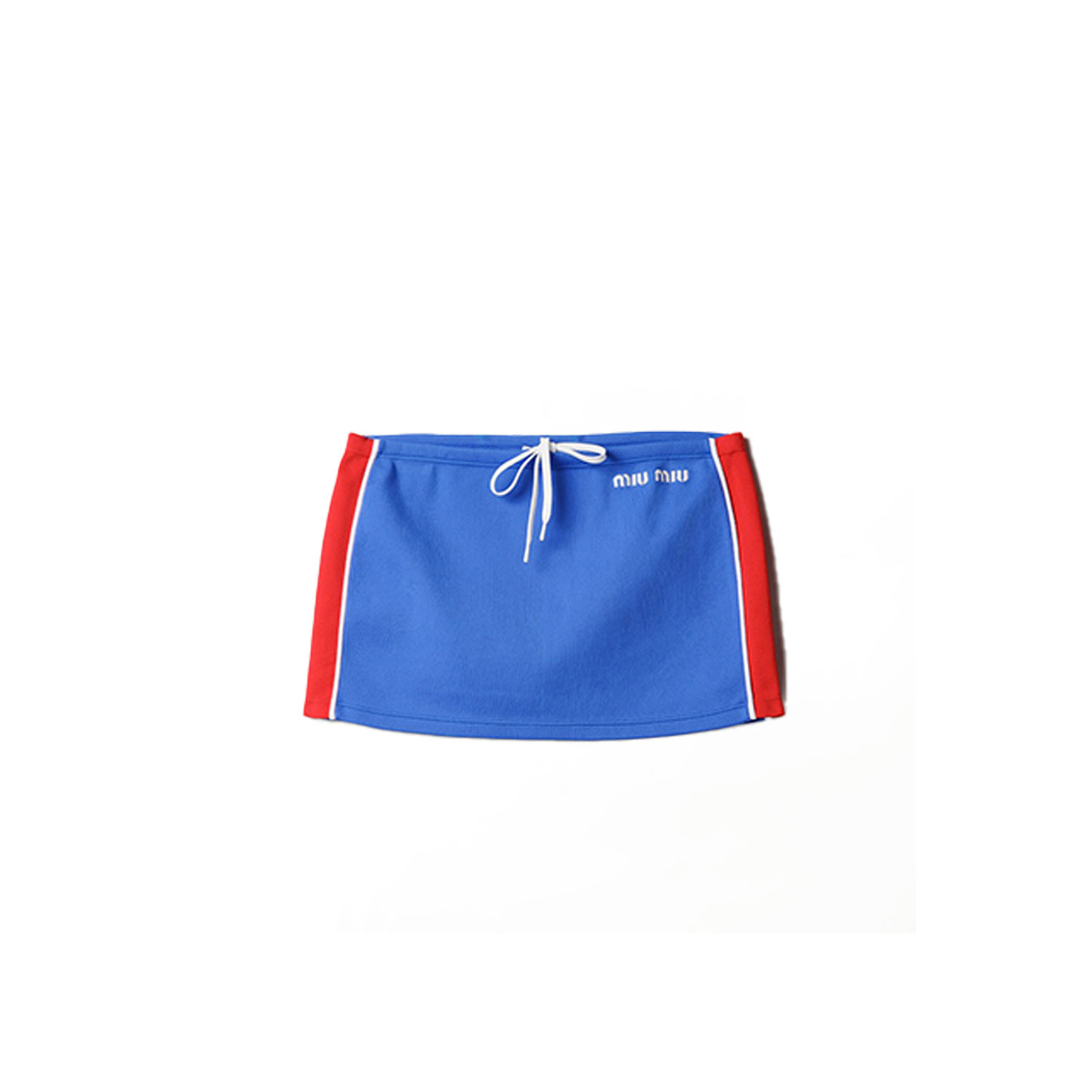 MIU MIU TECHNICAL YARN MINISKIRT MMG584